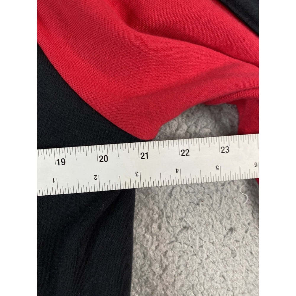 ECKO Jacket Mens Medium Black Red Varsity Snap Button Rhino Urban Streetwear - Picture 5 of 11